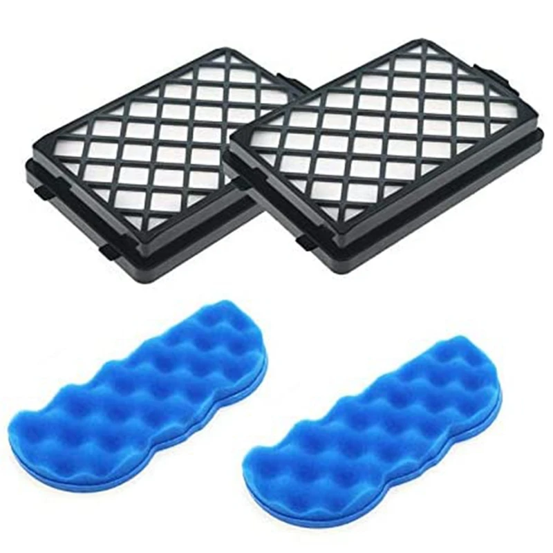 2 Pcs Dust Filters & Sponge Filter Kits for Samsung DJ97-00492A SC65/SC68,Replacement Vacuum Cleaner Accessories