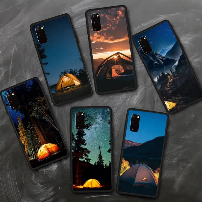 

Camping Nature Mountain Phone Case for Huawei Y7 Y9 Y6 Y5 Y8 8S 8P Nova 3 4 5 6 7 Pro 2018 2019 4G 5G SE Fundas Cover