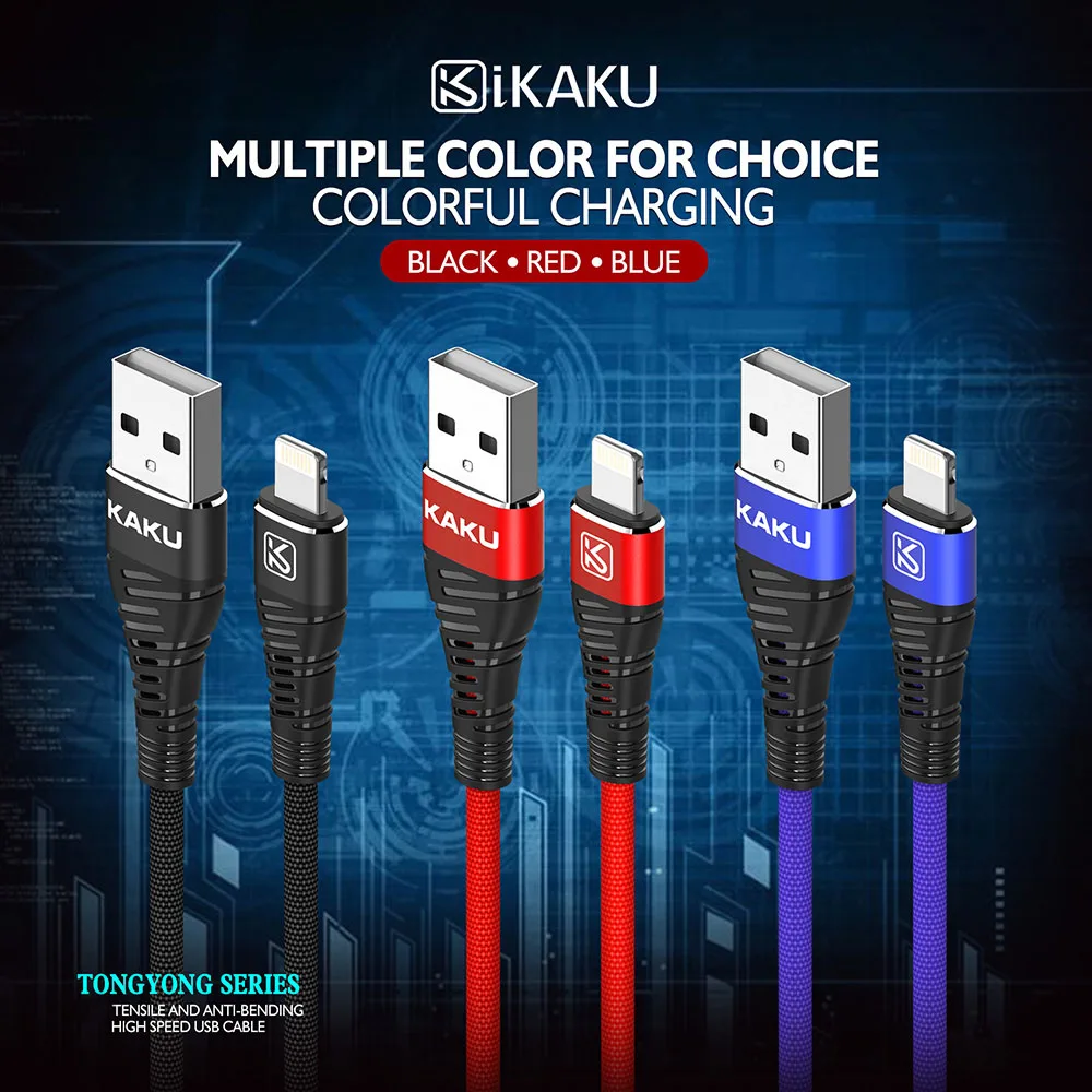 KAKU usb c lightning быстрое зарядное устройство кабель для iPhone 11 Pro Max XR XS X 6s зарядный Шнур