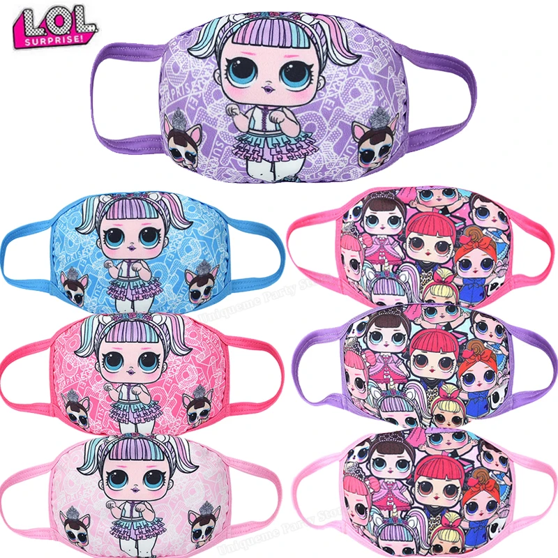 Маска LOL Surprise для детей и взрослых маска рта женщин девушек лица против пыли маски