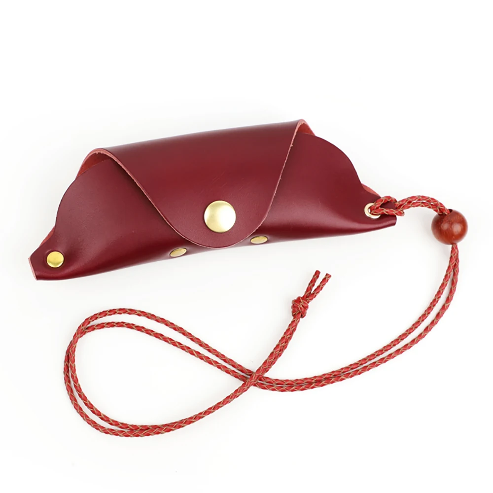 

Мягкий чехол ручной работы из натуральной кожи для мужчин и женщин, Роскошный футляр для очков