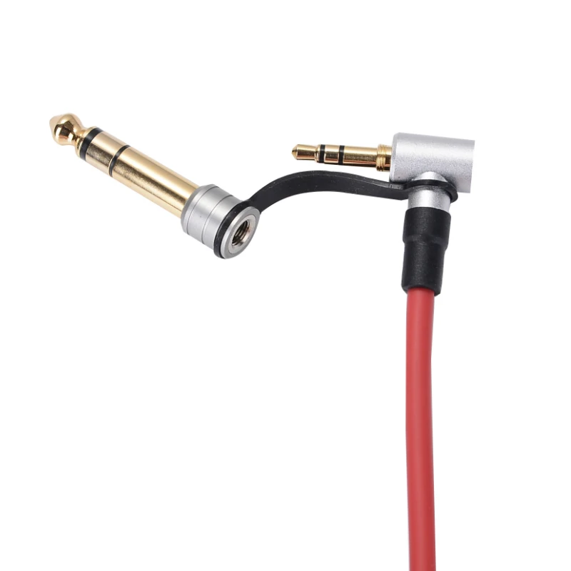 Оптовая продажа Красный 3 5 мм кабель управления для наушников Aux Studio Solo Pro Mixr