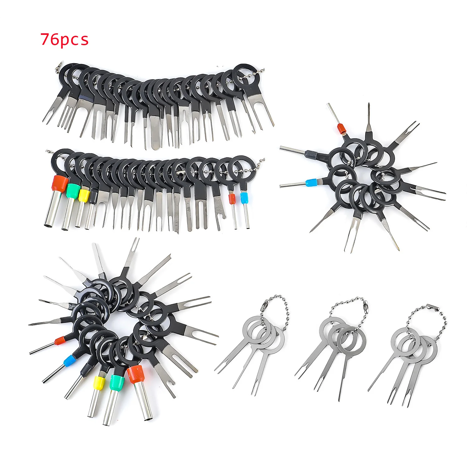 Комплект для снятия автомобильных клемм обжимной соединитель проводки