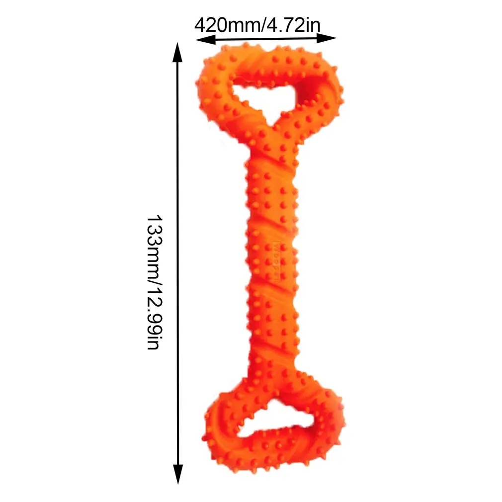 

Bone Shape Dog Teething Stick Pet Dog IQ Trainning Molar Chew Toy 13 Inches Non-Toxic Safe Bone Shape Pet Entertainment Supplies