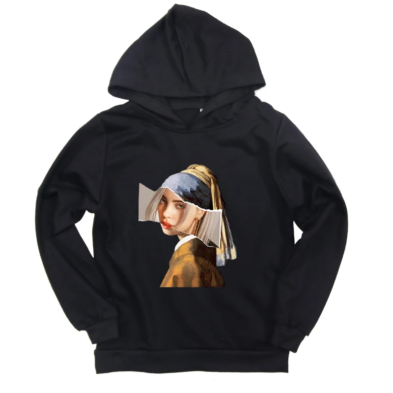 Hoodies 5 Новинка года; детские толстовки с капюшоном и принтом Billie Eilish для малышей; повседневные осенние толстовки для мальчиков и девочек; спортивная одежда с капюшоном для детей-подростков; Одежда для младенцев - Цвет: Hoodies 5