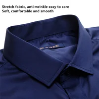 Anti-Wrinkle Elasticity Slim Fit Long Sleeve 4