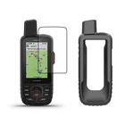 Защитный силиконовый чехол + Защитная пленка для экрана Garmin GPS MAP 66i, ручные аксессуары для GPS