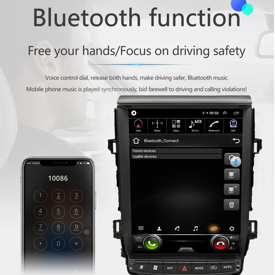 12 1-дюймовый экран Tesla Android 14 для TOYOTA Alphard 20 серии Vellfire 2008-2014 автомобильный