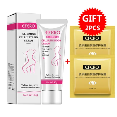 style 1 EFERO крем для похудения целлюлитный массажный крем для тела для похудения Сжигание жира уход за телом тонкая талия дымоход крем для похудения - Цвет: style 1