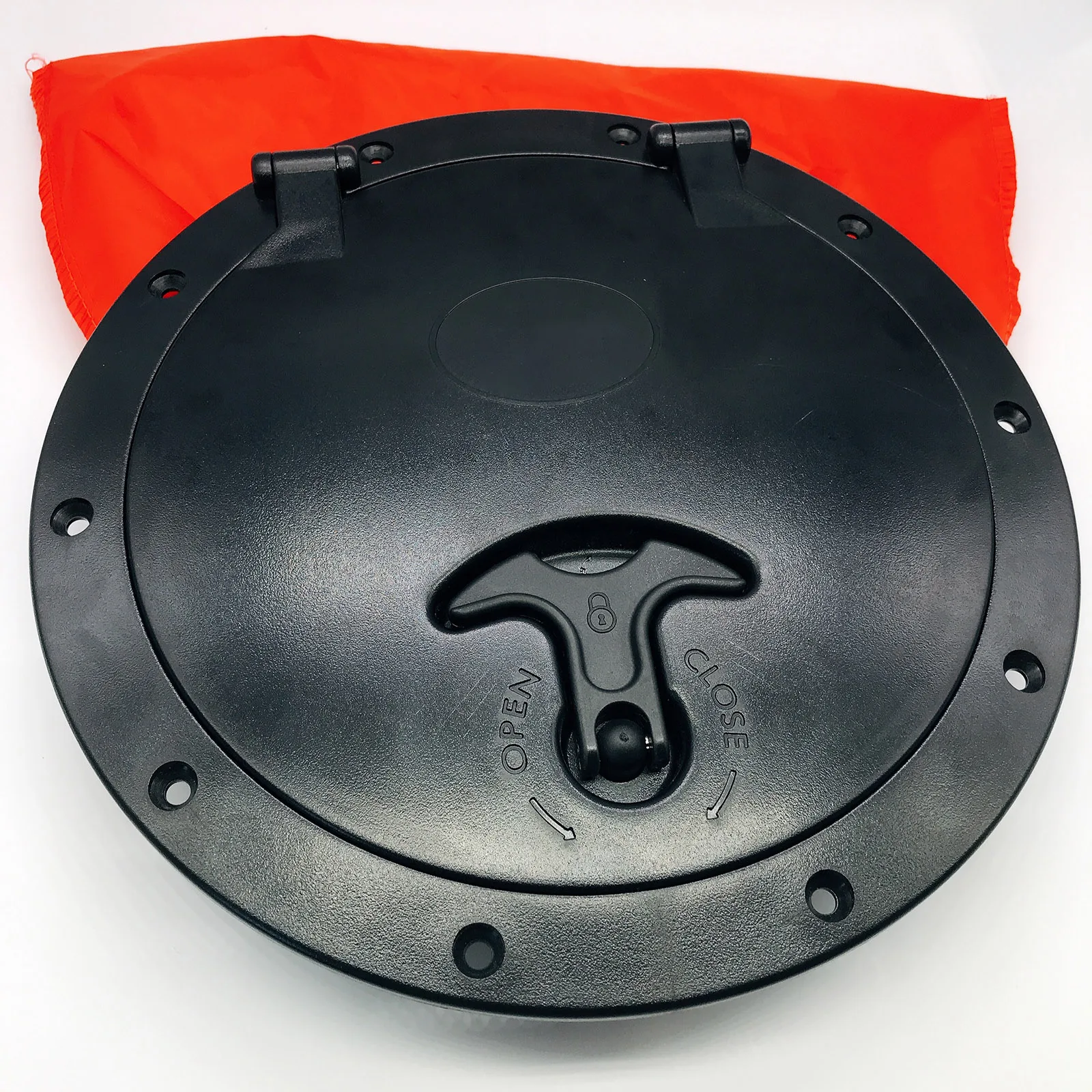 

ABS Round Deck Inspection Access Hatch Cover Plastic White Boat Screw Out Deck Inspection Plate For Boat Yacht Marine