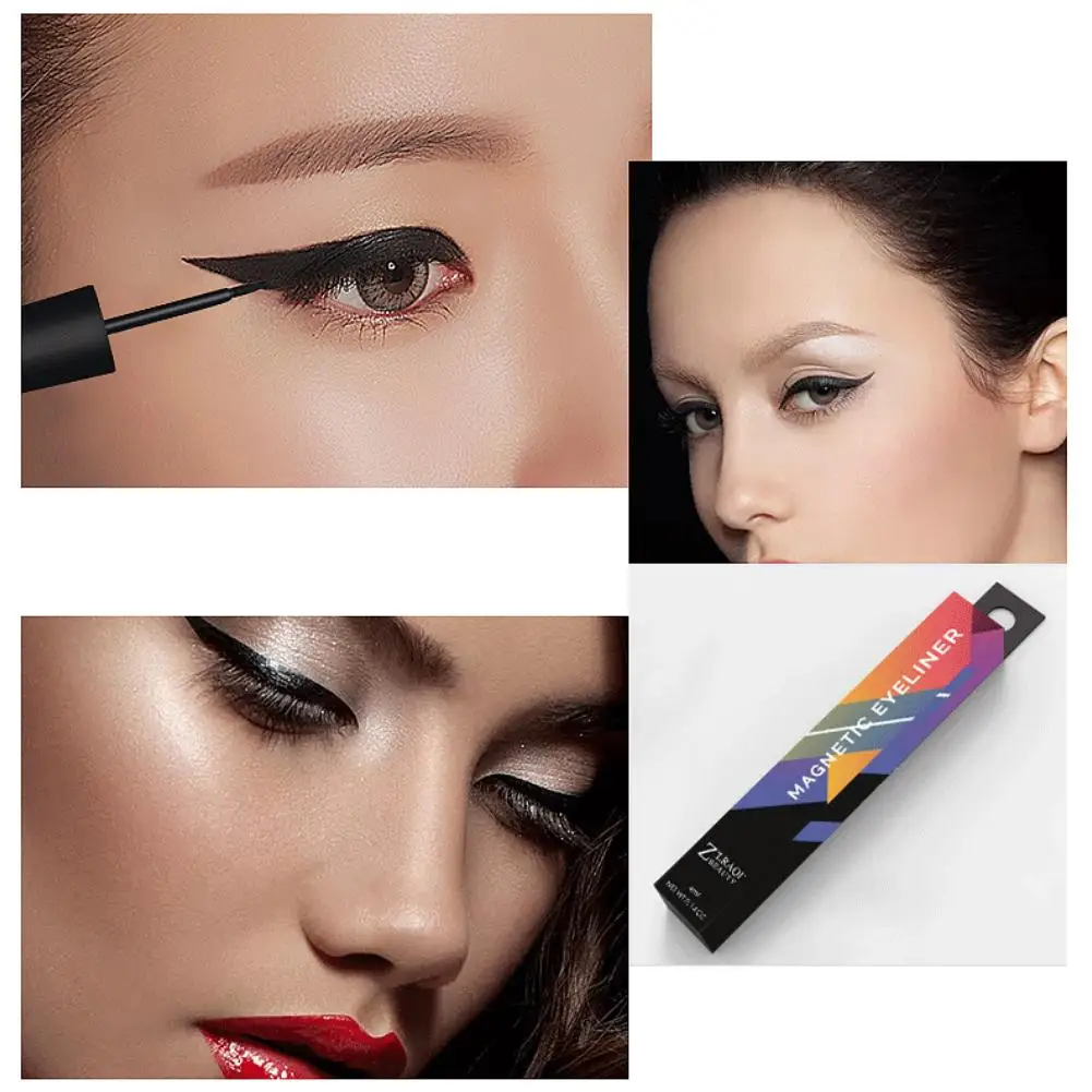 Магнитная жидкая подводка для глаз водостойкая долгостойкая Накладные ресницы