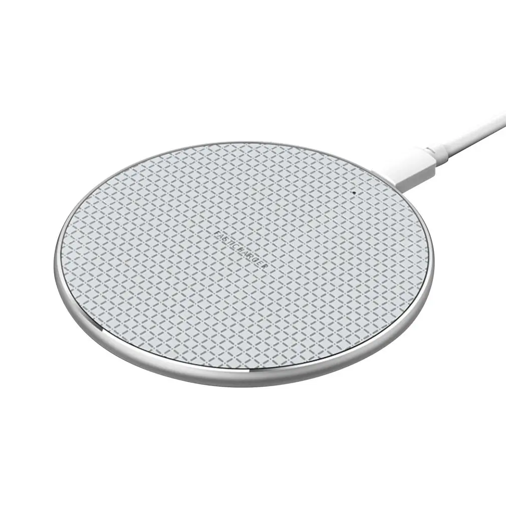 Универсальное беспроводное зарядное устройство Qi 10 Вт для IPhone, зарядный коврик для Samsung, Huawei, Samsung, подставка для быстрой беспроводной зарядки