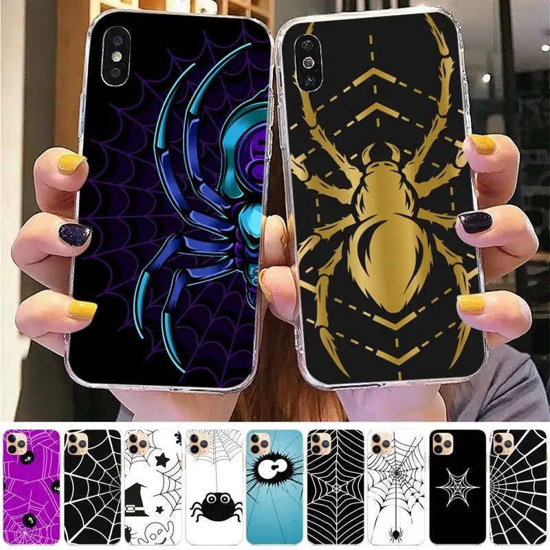 

Spider web Phone Case for iphone 13 8 7 6 6S Plus X 5S SE 2020 XR 11 12 pro XS MAX