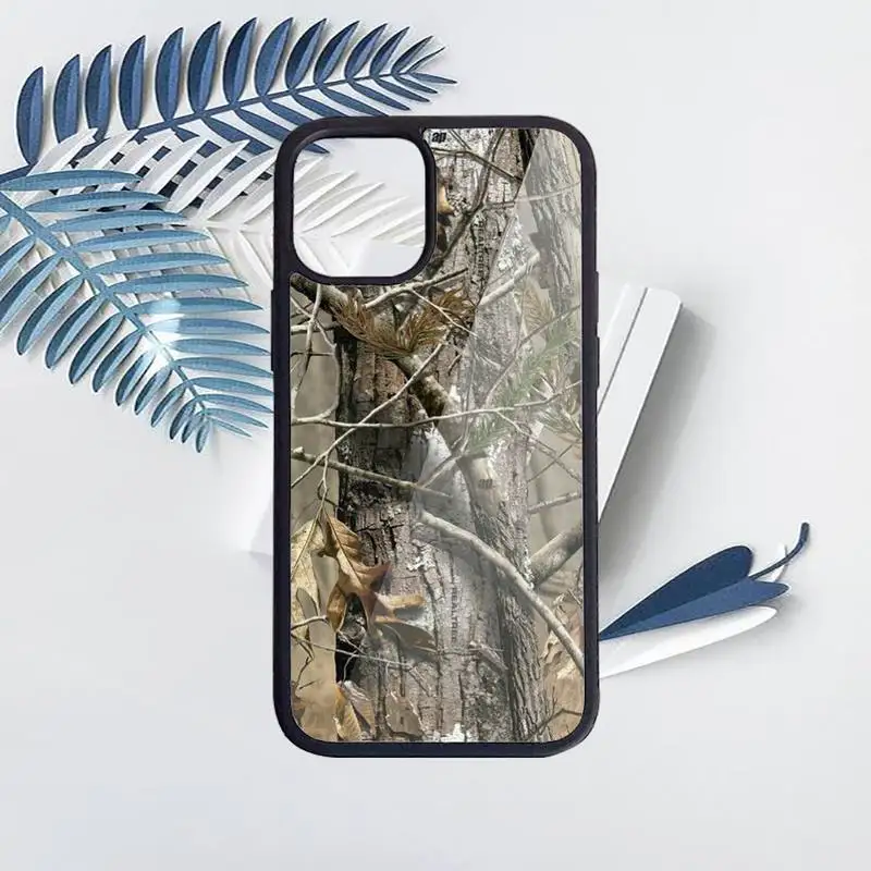 

Realtree Real Tree Camo Phone Case PC for iPhone 11 12 pro XS MAX 8 7 6 6S Plus X 5S SE 2020 XR Luxury brand shell funda