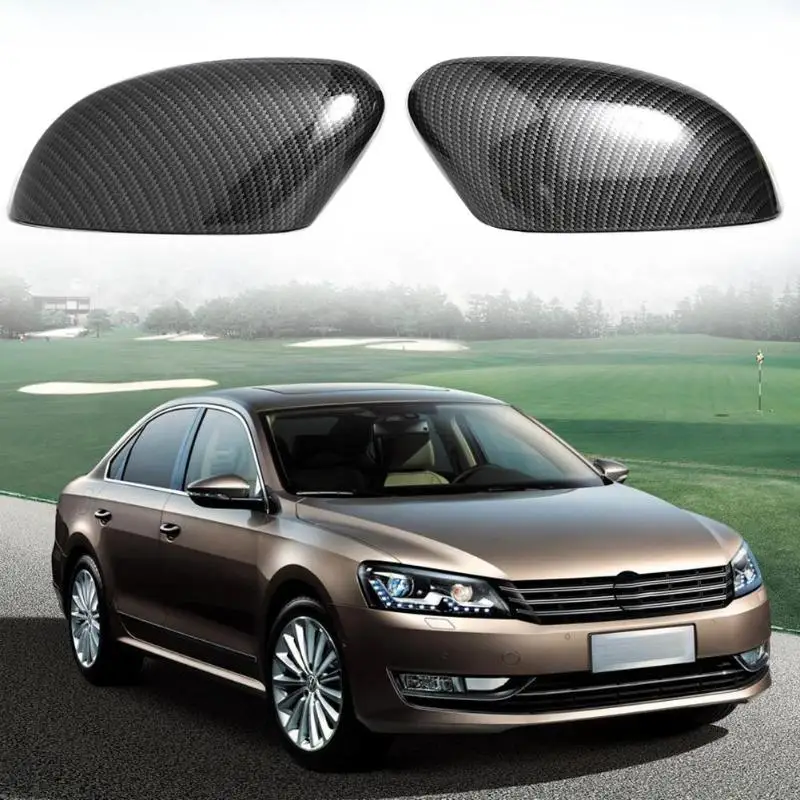 VODOOL 2 шт. Авто Боковая крышка зеркала заднего вида накладки для Ford Focus MK2/MK3 Sedan (DYB)