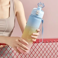 1000ml protable water bottles sport water cup couple drink bottle with roap large capacity warter mug drinkware for fitness