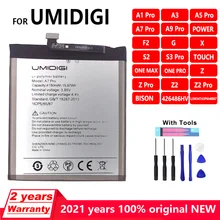 100% Original Battery For Umi UMIDIGI A1 PRO/A3/A5 PRO/A7 PRO/A9 PRO/POWER/F2/G/X/S2/S3 PRO/TOUCH/ONE MAX/Z2/Z2 PRO With Tools