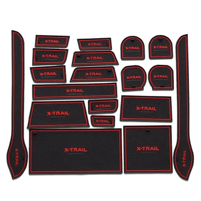 Коврики для чашек Противоскользящий коврик двери наклейка 2008-2012 Nissan X-Trail T31 слот