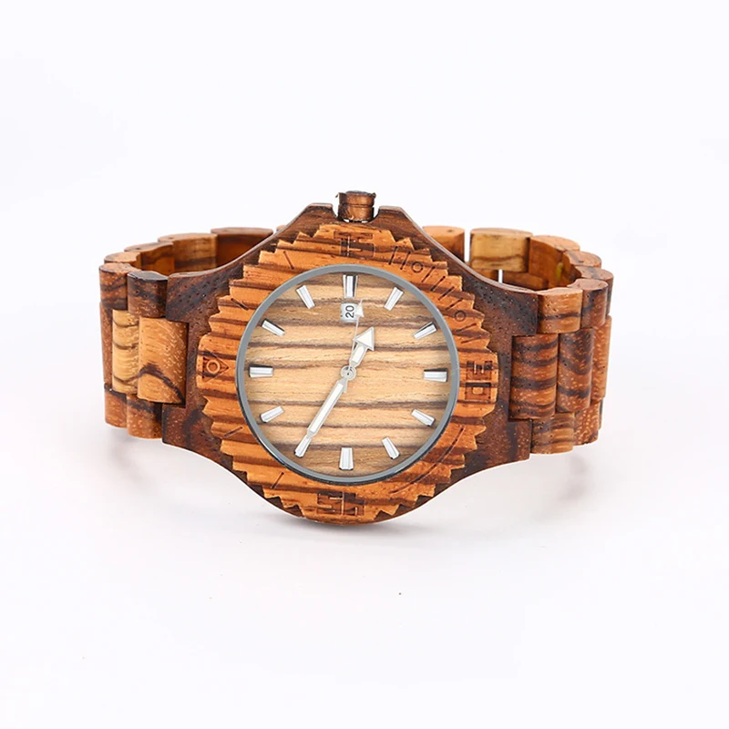 

Wood Mens Watches Top Luxury Brand Sport Fashion Men's Wristwatch Wooden Watches Quartz Watch Men Relogio Masculino
