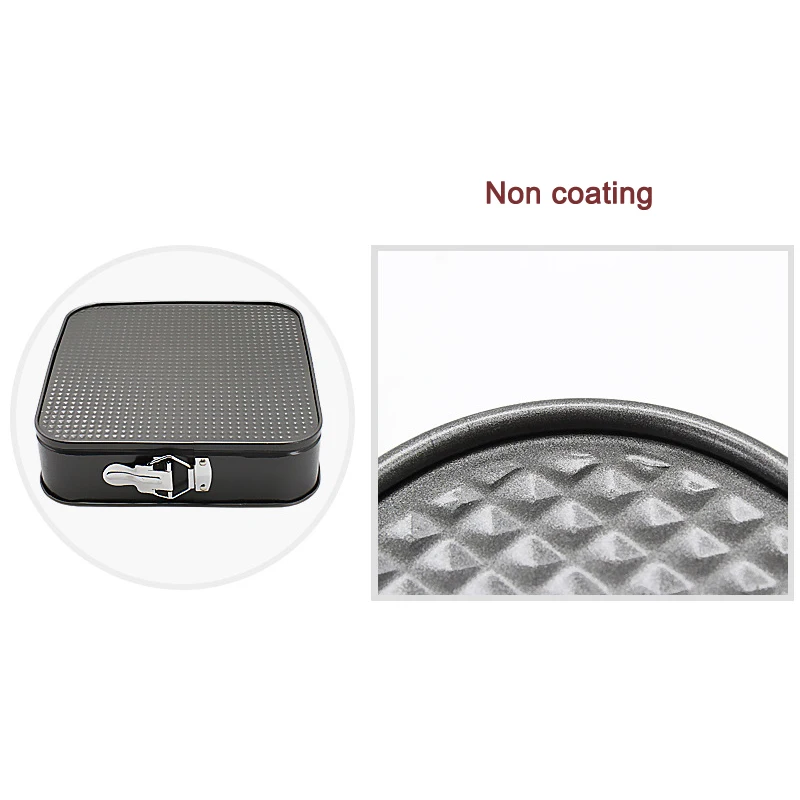 3 шт. форма для торта квадратная в форме сердца круглая антипригарная со съемным