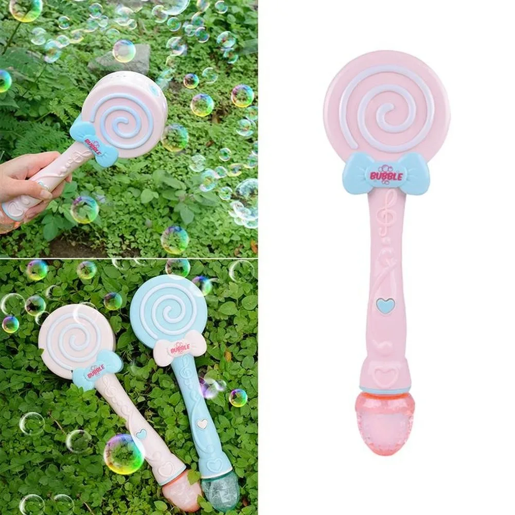 1 шт. палочка для пузырьков в виде мультяшных леденцов автоматическая прочная