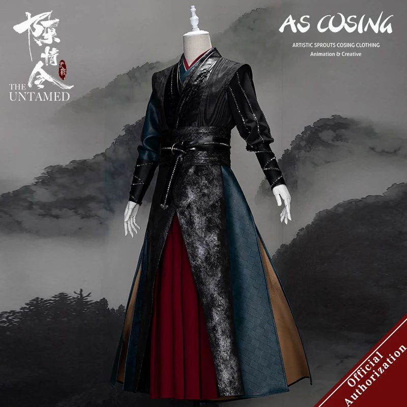 Предпродажа Uwowo ТВ сериал МО дао ЗУ Ши Untamed Wei Wuxian Косплей Костюм Вэй ин заклепки версия