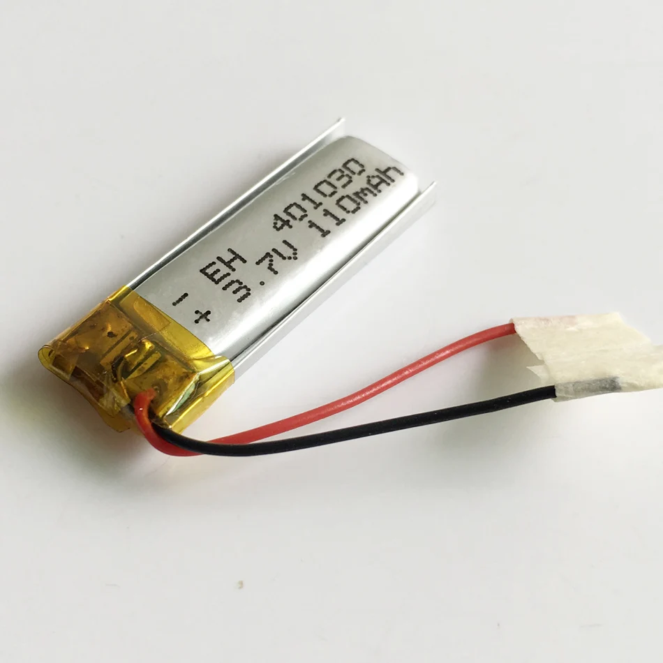 Литий-полимерная аккумуляторная батарея EHAO 401030 3 7 в 110 мАч для Mp3 GPS bluetooth наушников