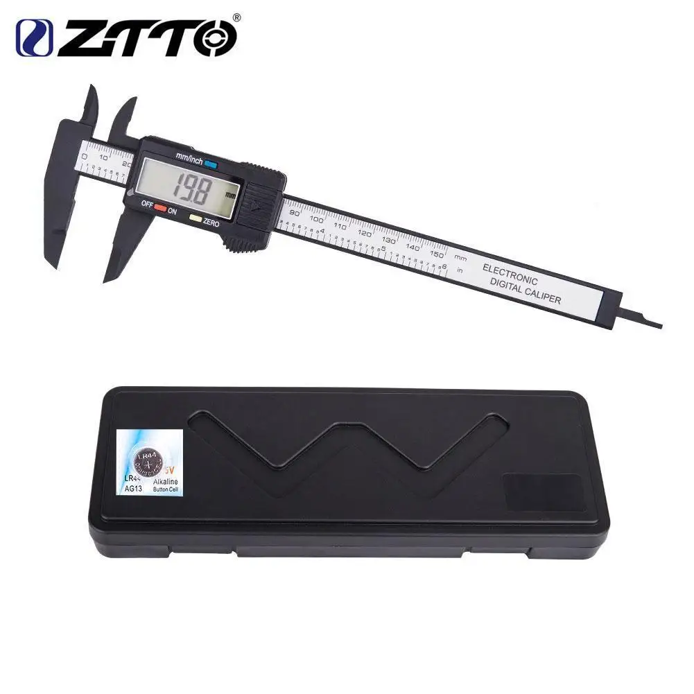 

For ZTTO Bike Measuring Tool Electronic Digital Display Vernier Caliper 0-150mm 0.1mm Millimetre Bike Parts Measuring Tool Rule