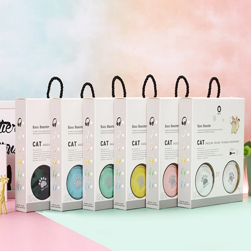 Симпатичные Проводные детские наушники с микрофоном супер 3D стерео игровая