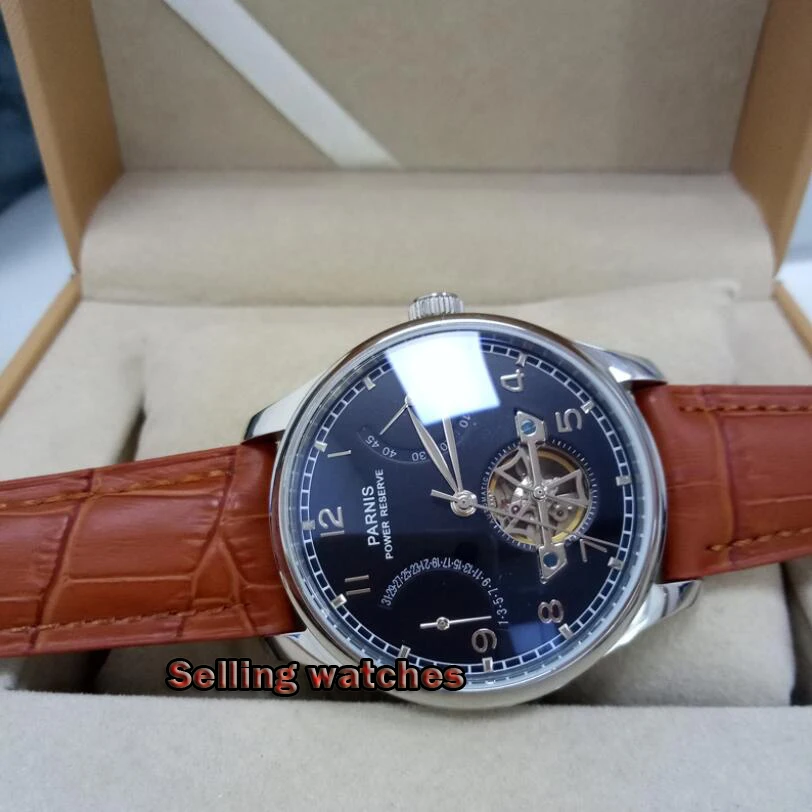 Часы-скелетоны Мужские механические с автоподзаводом PVD-корпусом 43 мм | Наручные