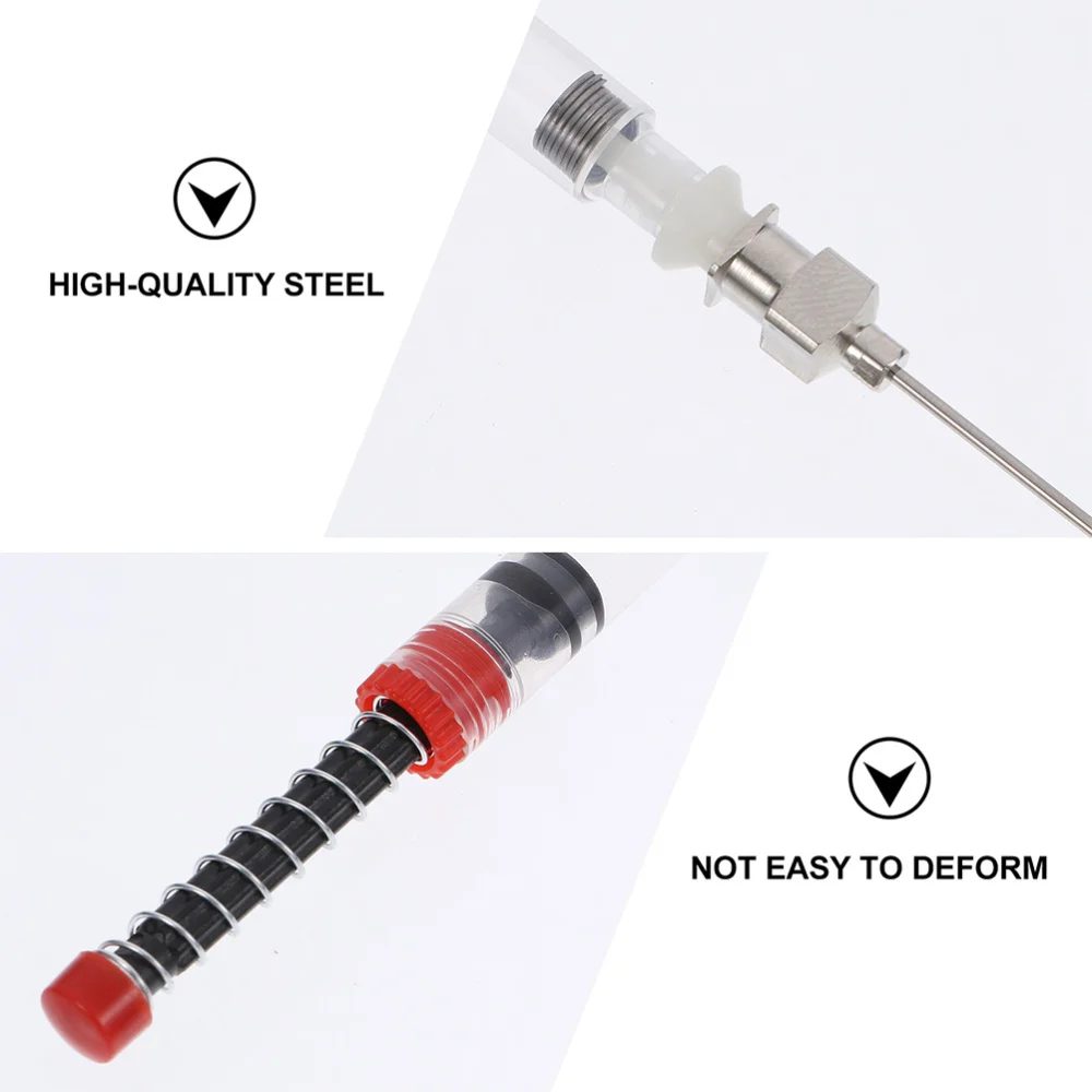 

3pcs Office Supplies Fountain Pen Ink Syringe Filler Needle Tip Spring Converter