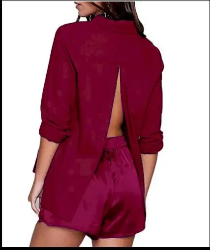 Женские офисные футболки свободные однотонные Топы с длинным рукавом отложным