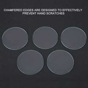 Круглые часы 373839 мм с плоским циферблатом, с линзой с циферблатом, запасные части для часов, аксессуары для ремонта часов, инструмент для часовщика, 5 шт.