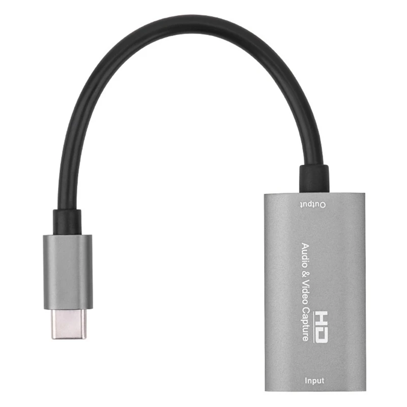 Карта видеозахвата Hd-USB C карта захвата 4K 1080 HD Аудио для игр прямой трансляции |