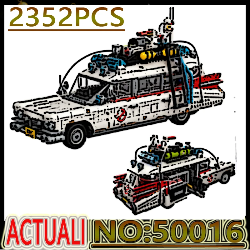 

Hot Movie Series Ghostbusters Ecto-1 Car 50016 Model Building Block Bricks Kids Toys Birthday Christmas Gift Compatible 10274