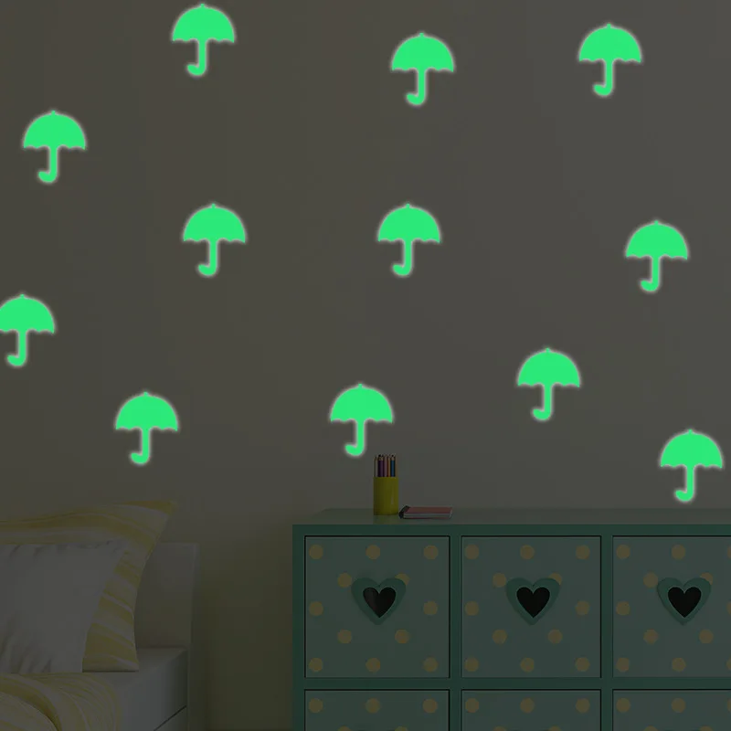 Мультяшные флуоресцентные наклейки с изображением единорога кошки мыши сердца