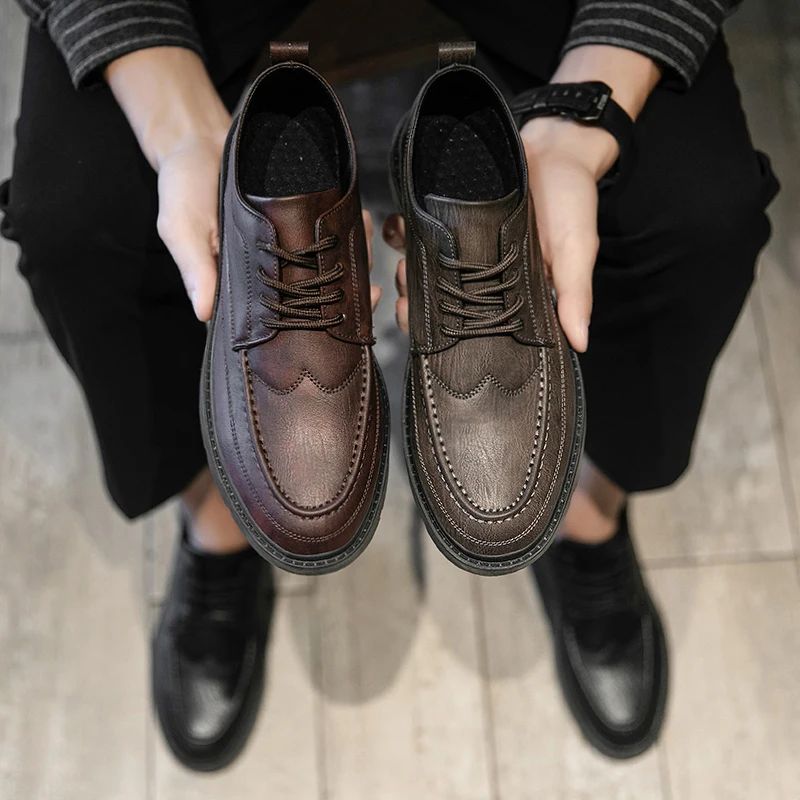 

informales sale leisure mens leather fashion hot sapatos mens for sapato shoes 2020 flat male casual black shoe Mens de spring