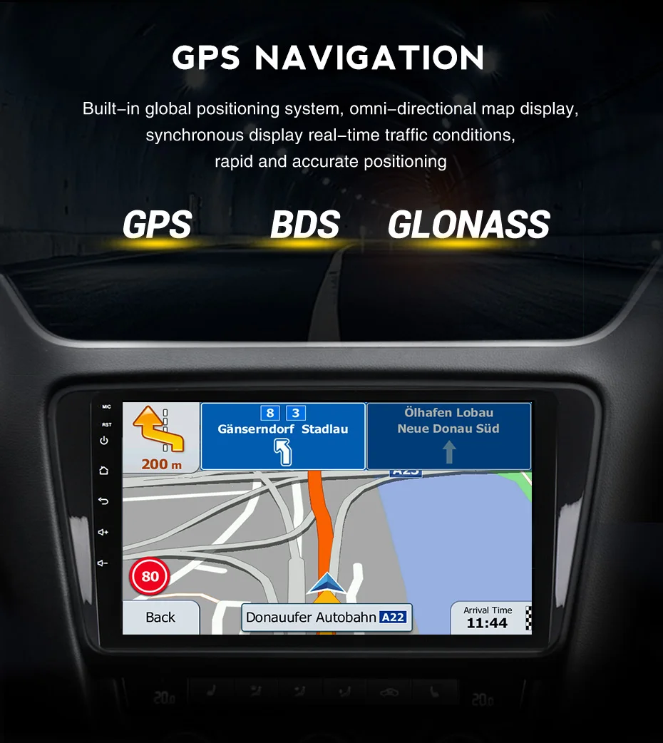 MEKEDE Android 10 автомобильный DVD ПК Мультимедийный DVD-плеер GPS навигатор стерео радио