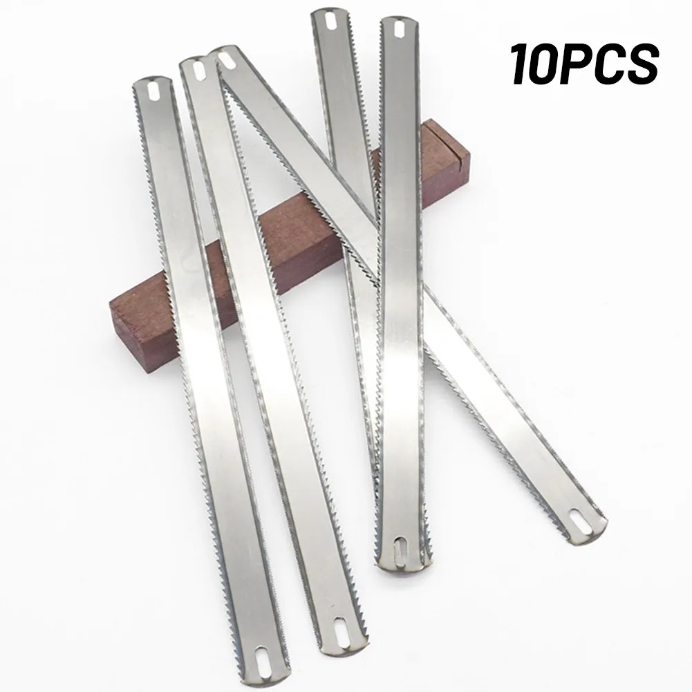 

10 PCS Double-sided Saw Blade 300mm Saw Frame Suitable For Woodworking Metal Double-sided Hacksaw Blade, Hand-saw Blade Hacksaw