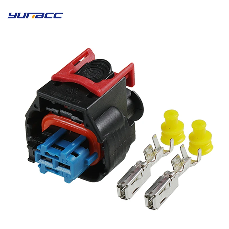 2 Sets 2 Pin Way Automotive Electrical Plug Waterproof Connector Wire Harness Female Cable Socket For Boschs 1928405521