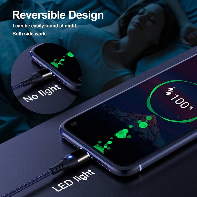2 м Магнитный кабель быстрой 3A для iPhone XS samsung Зарядное устройство Quick Charge 3,0 Micro Тип usb C магнит телефона для зарядки и передачи данных кабель