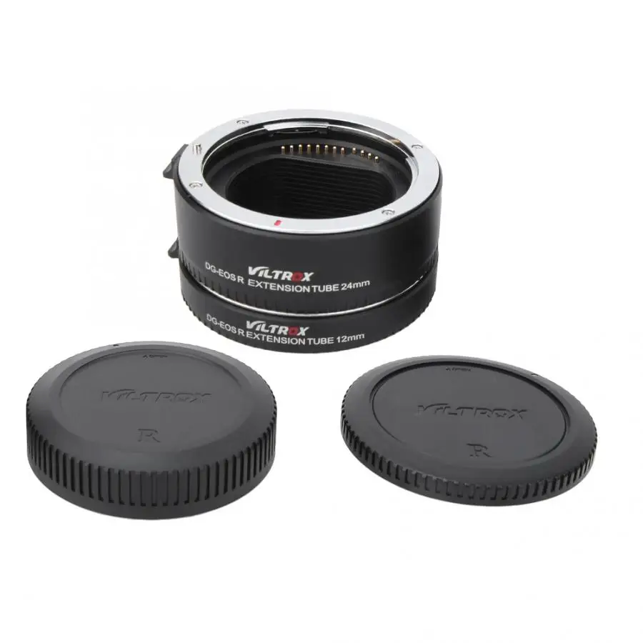 Кольцо адаптер VILTROX для объектива камеры Canon EOSR черное кольцо удлинитель из