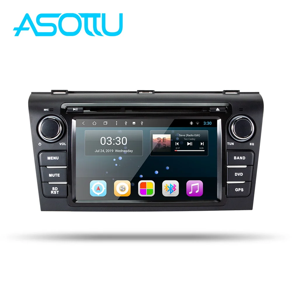 Автомагнитола Asottu с GPS навигацией android 9 0 для Mazda 3 2004 2005 2006 2007 2008 2009|Автомагнитолы| |