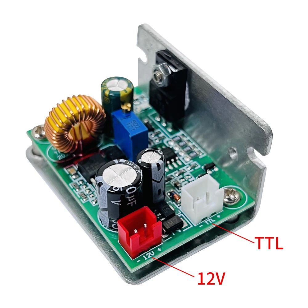 12 V 450NM 5 W синий лазерный специальный драйвер ttl платы DIY гравировальный станок