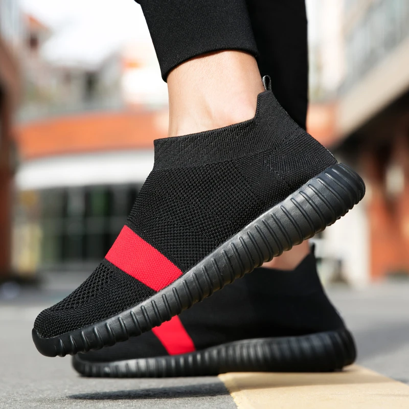 

39-46 Sneakers Men Shoes Casual Summer Male Breathable Trainers Slip On Tenis Masculino Adulto Couple Shoe Zapatos Hombre 2019