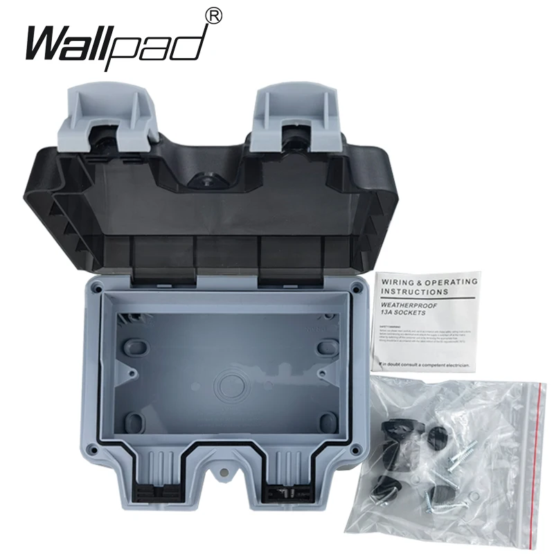 

Влагозащищённая розетка Wallpad IP66 двойная