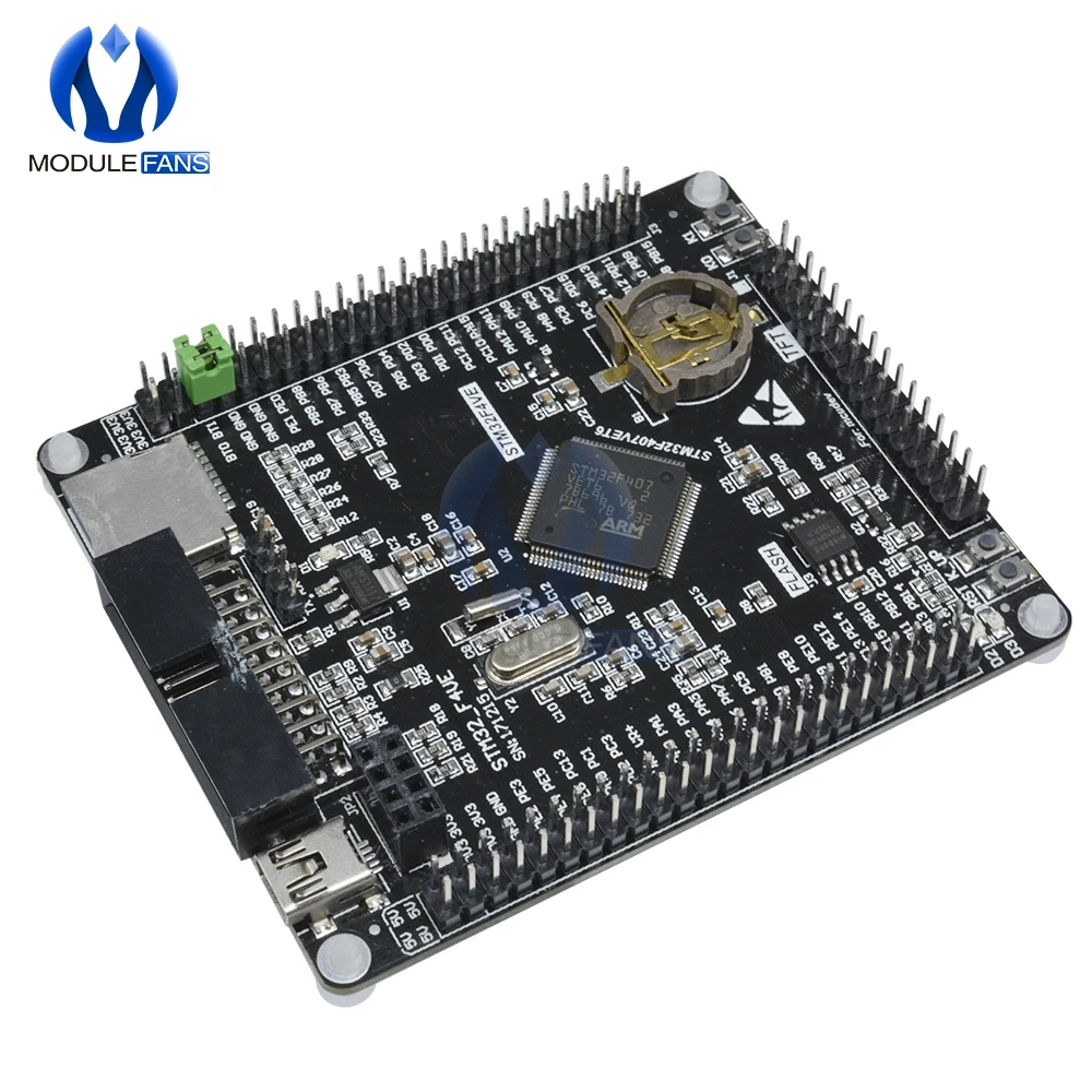 STM32F407VET6 макетная плата Cortex-M4 STM32 минимальная система обучения ARM Core STM модуль Слот для sd-карт