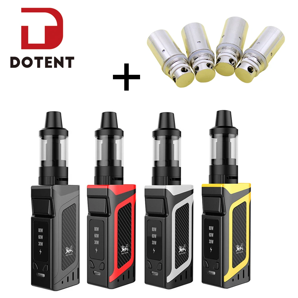 DOTENT VK Vape Kit электронная сигарета 80 Вт коробка мод 2000 мАч батарея 3 5 мл Замена Бака