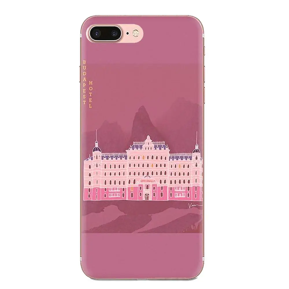 Wes Grand Budapest отель рисунок силиконовый чехол для Apple iPhone 4 4s 5 5C 5S SE 6 6S 7 8 11 Plus Pro X XS Max XR |