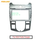 Адаптер автомагнитолы FEELDO, 2DIN, для KIA Forte Coupe 2009-2012, с большим экраном 9 дюймов, CDDVD-плеером, для приборной панели